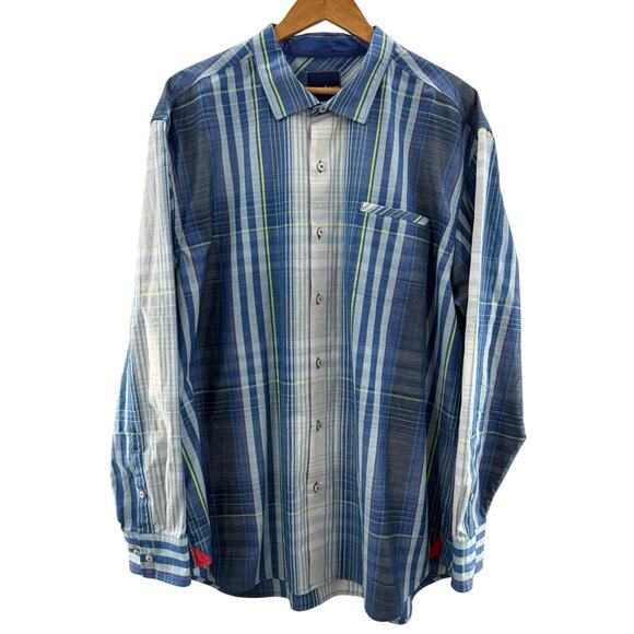 Tommy Bahama Other - NWOT Tommy Bahama Men’s 100% Cotton Canberra Plaid Button Down Shirt Size XXL
